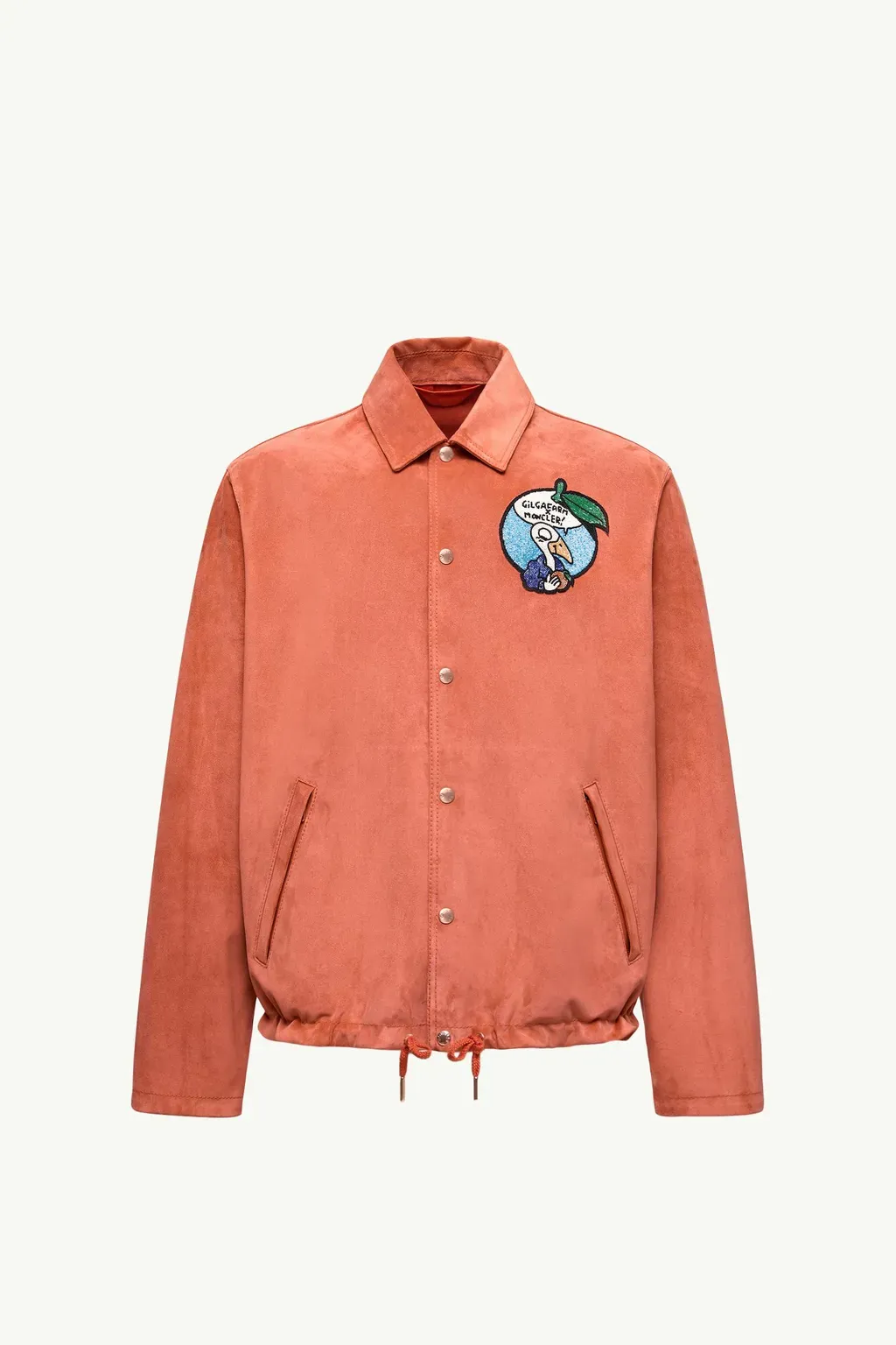 Moncler X Gilga Farm By Donald Glover Navel Suede Shirt Jacket