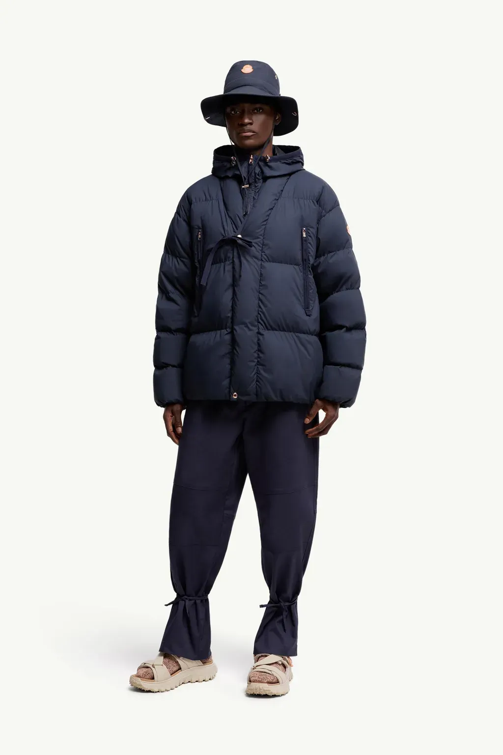 Moncler X Gilga Farm By Donald Glover Tangelo Short Down Jacket