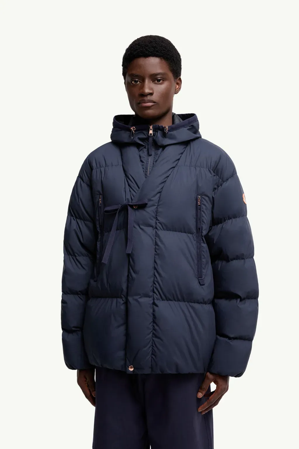 Moncler X Gilga Farm By Donald Glover Tangelo Short Down Jacket