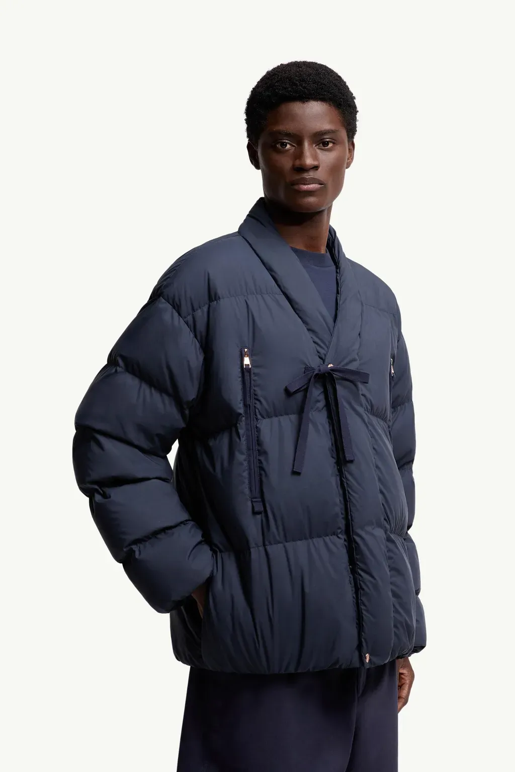 Moncler X Gilga Farm By Donald Glover Tangelo Short Down Jacket