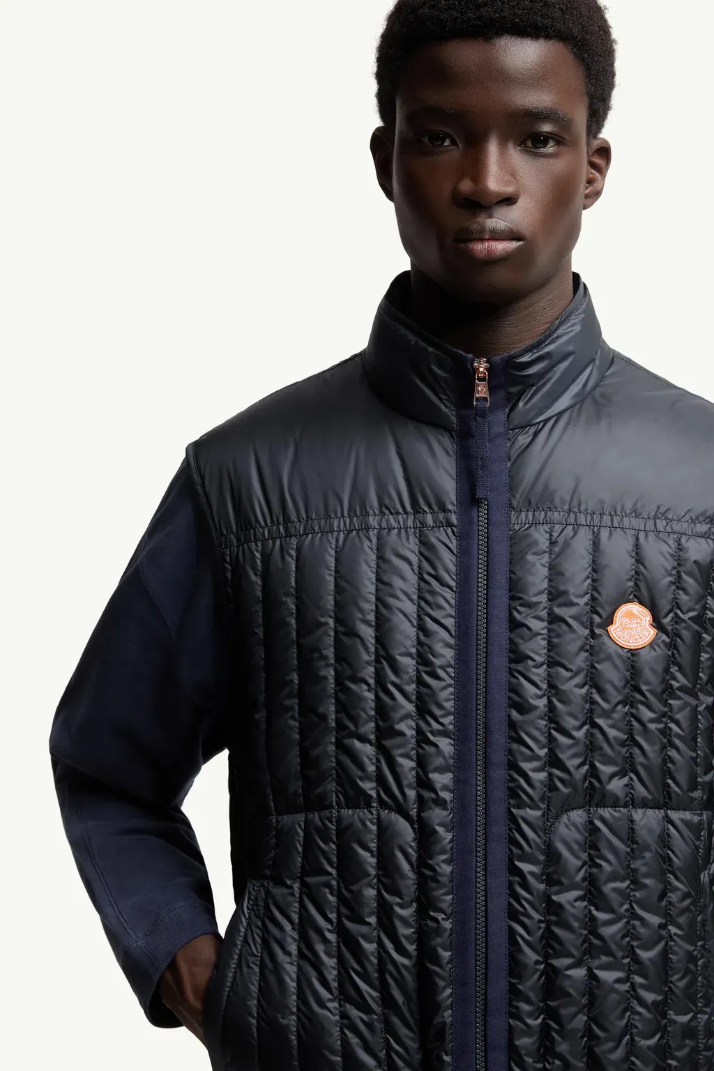 Moncler X Gilga Farm By Donald Glover Tangerine Down Vest