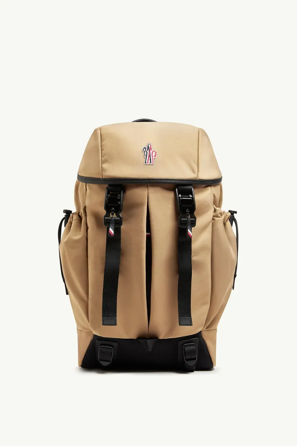 Leather-Trimmed Backpack