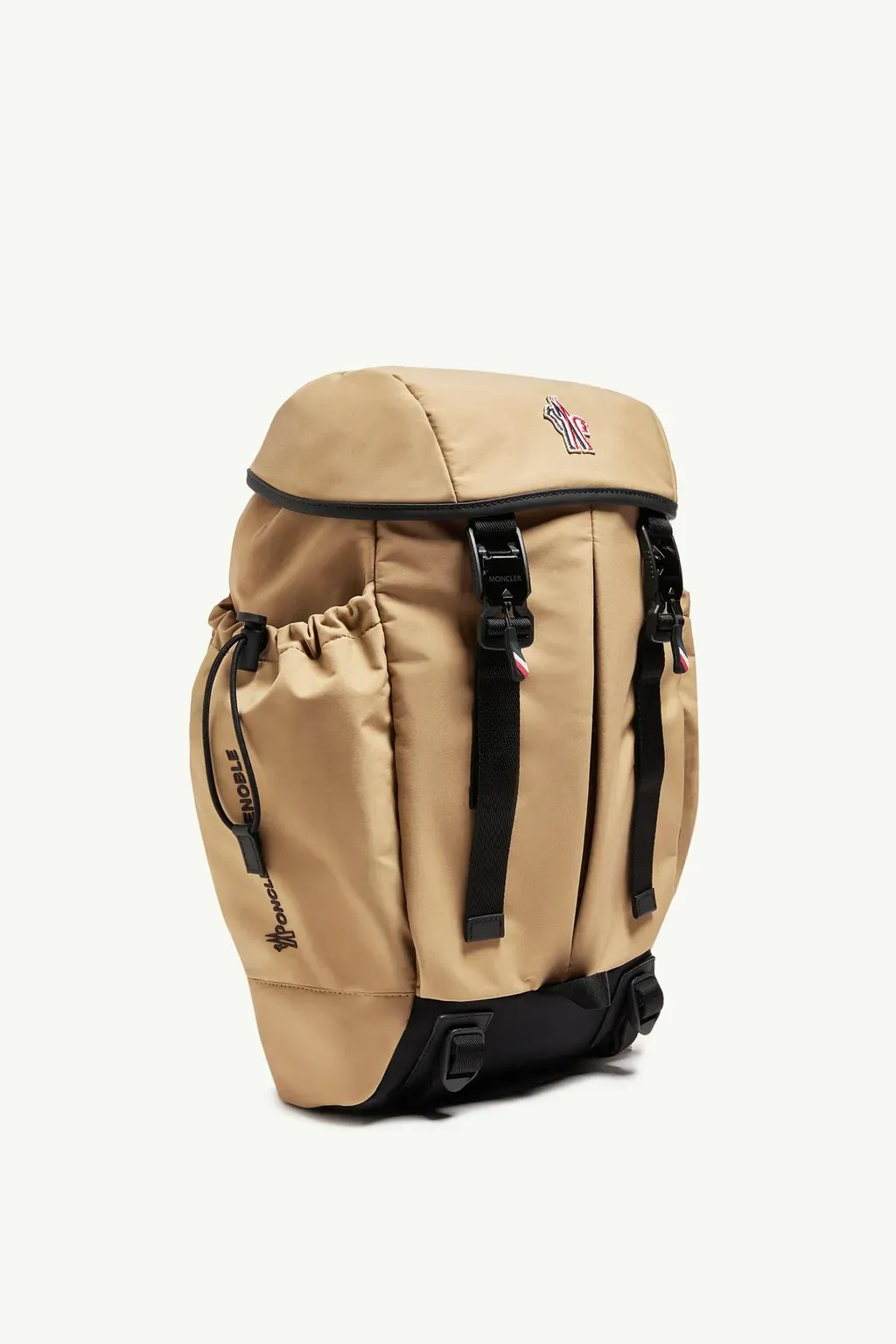 Leather-Trimmed Backpack