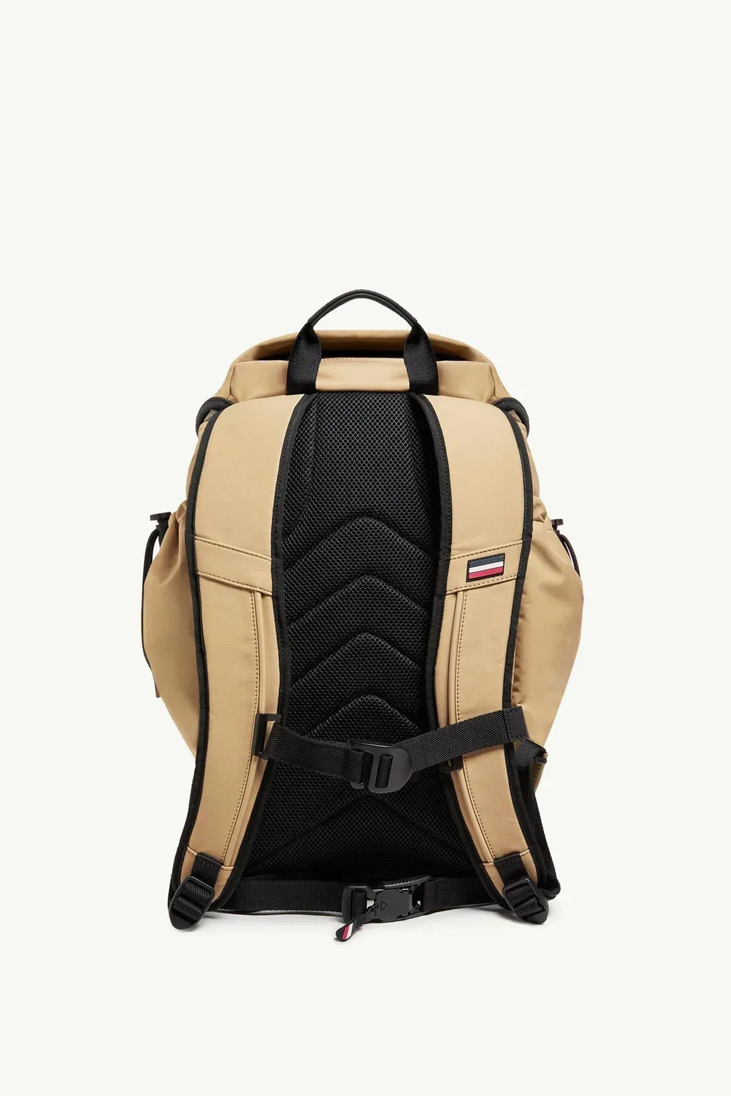 Leather-Trimmed Backpack