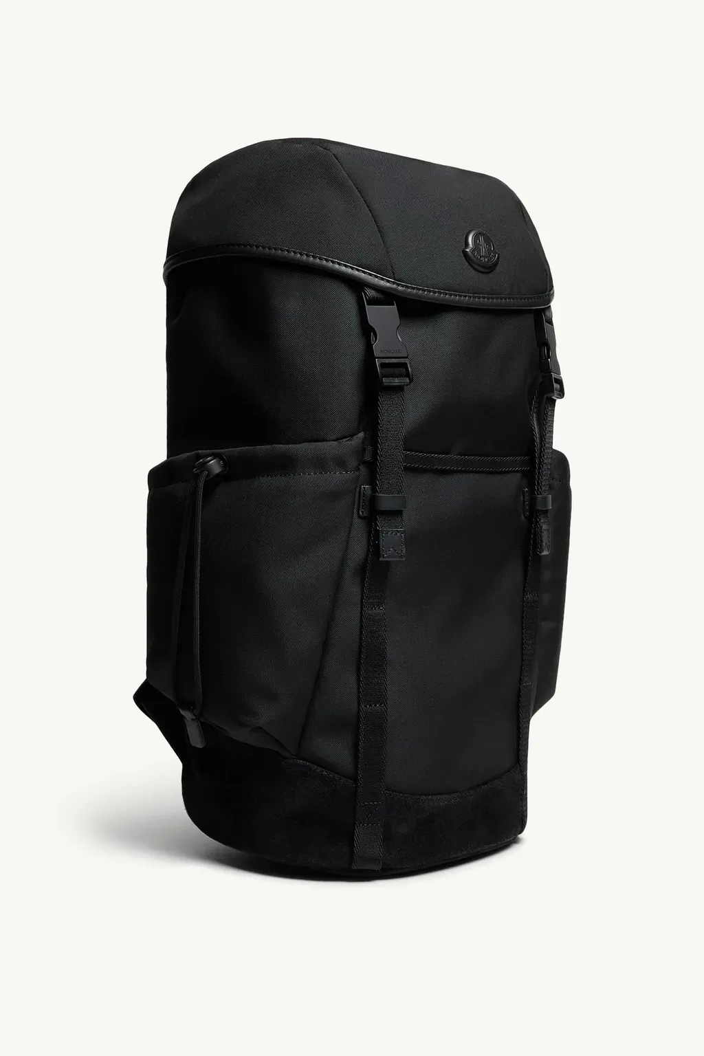 Tech Suede-Trimmed Water-Repellent Backpack