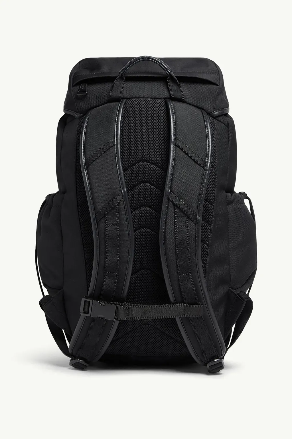 Tech Suede-Trimmed Water-Repellent Backpack