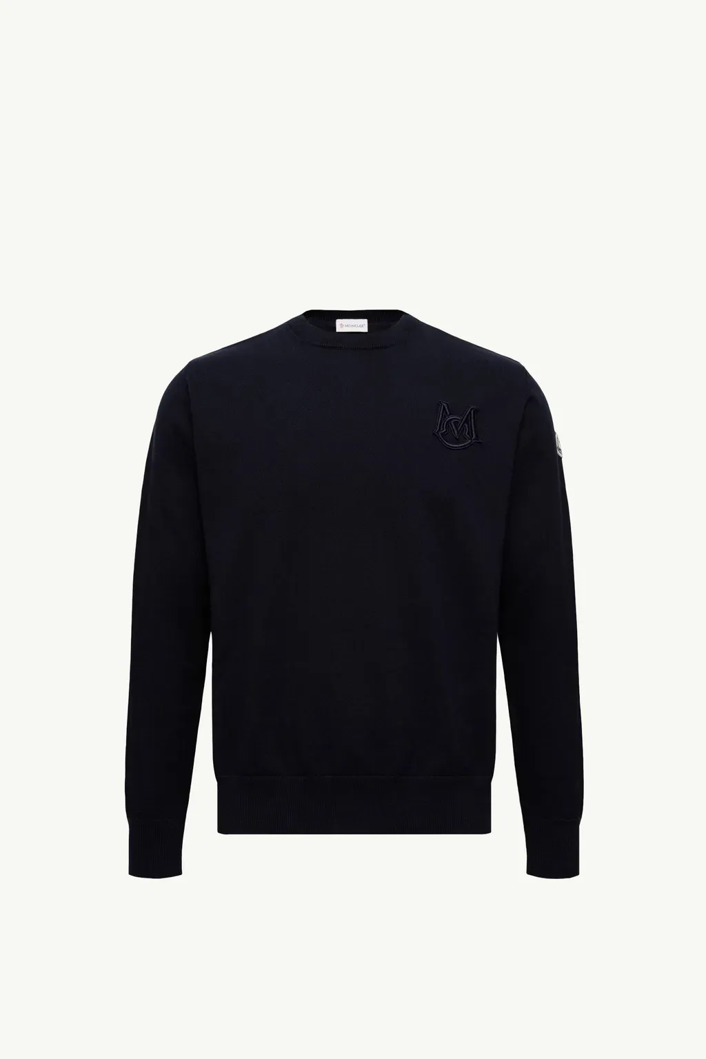 Embroidered Monogram Cotton Jumper