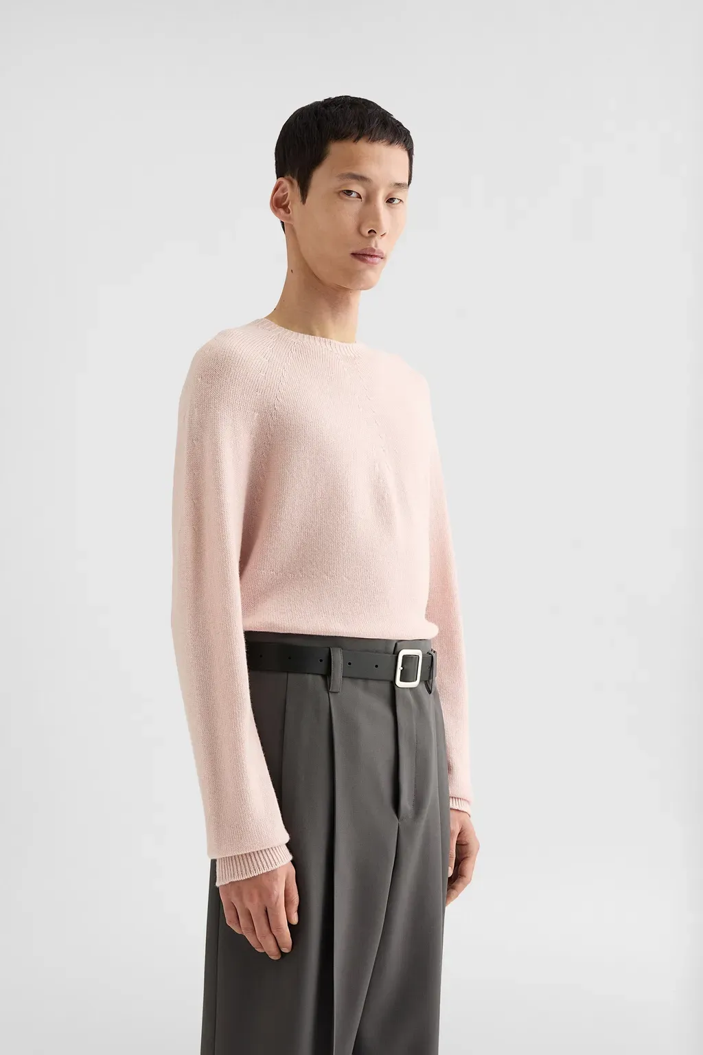Cashmere Blend Crew-Neck Sweater