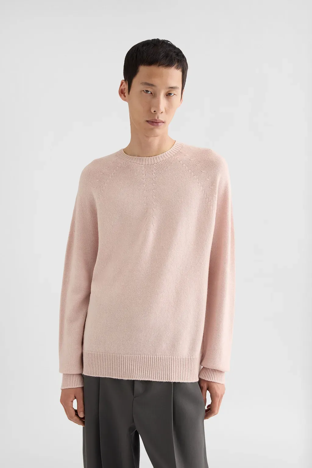 Cashmere Blend Crew-Neck Sweater