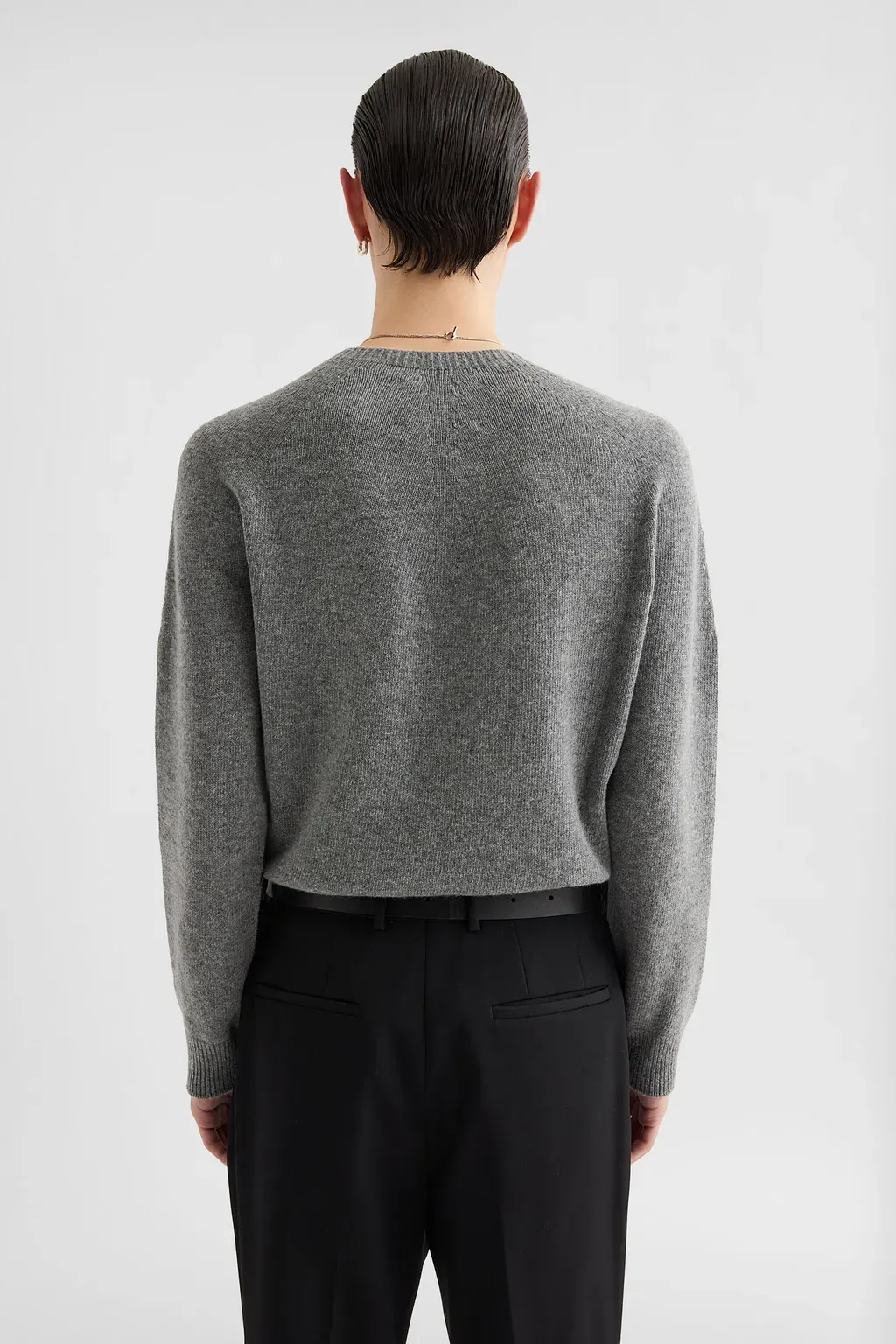 Cashmere Blend Crew-Neck Sweater