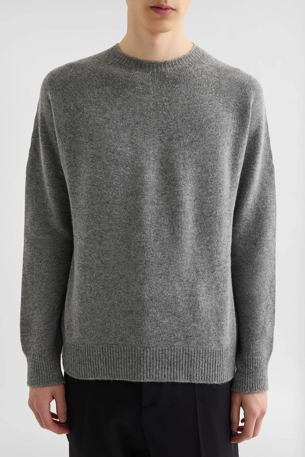 Cashmere Blend Crew-Neck Sweater