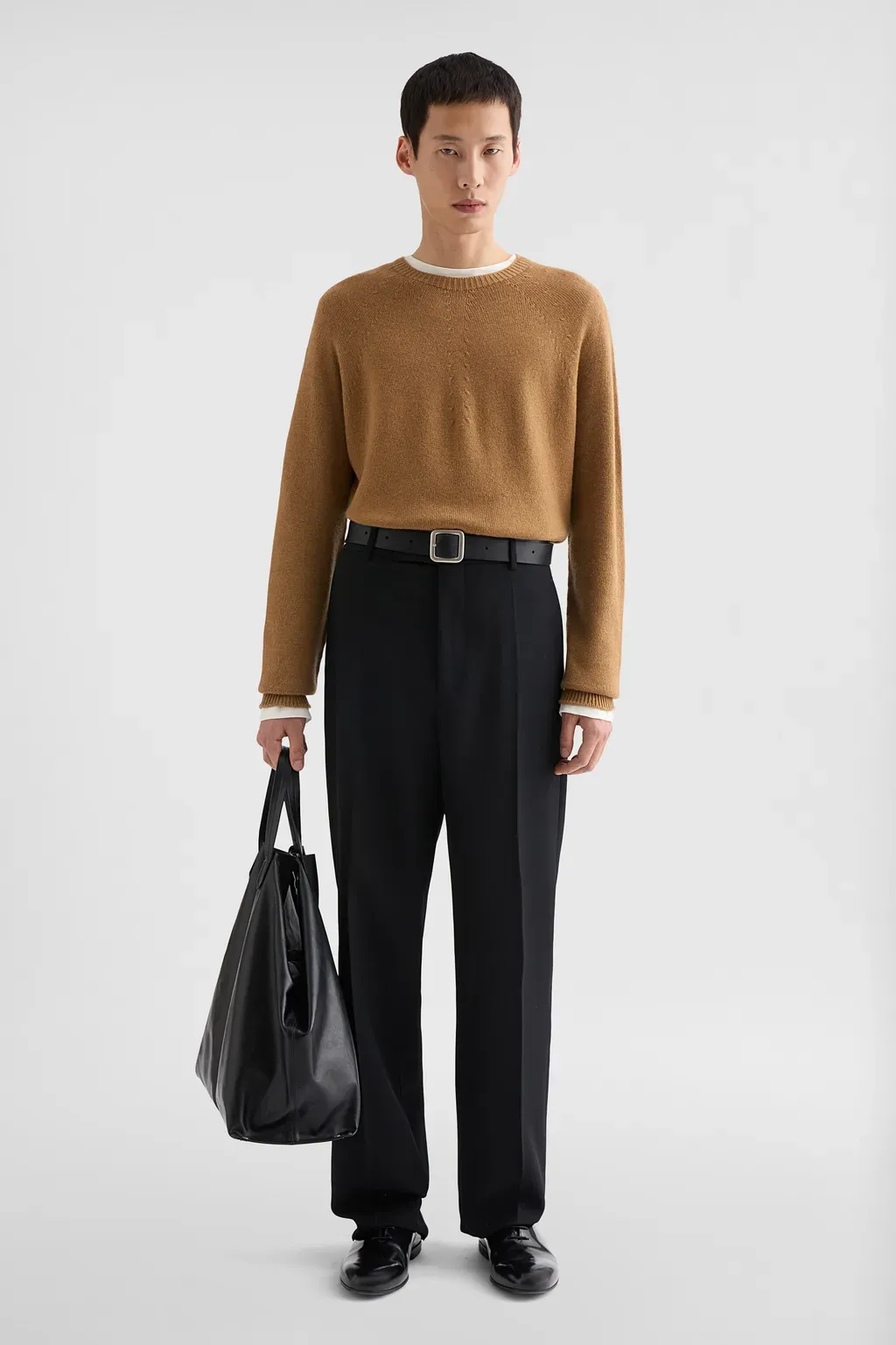 Cashmere Blend Crew-Neck Sweater