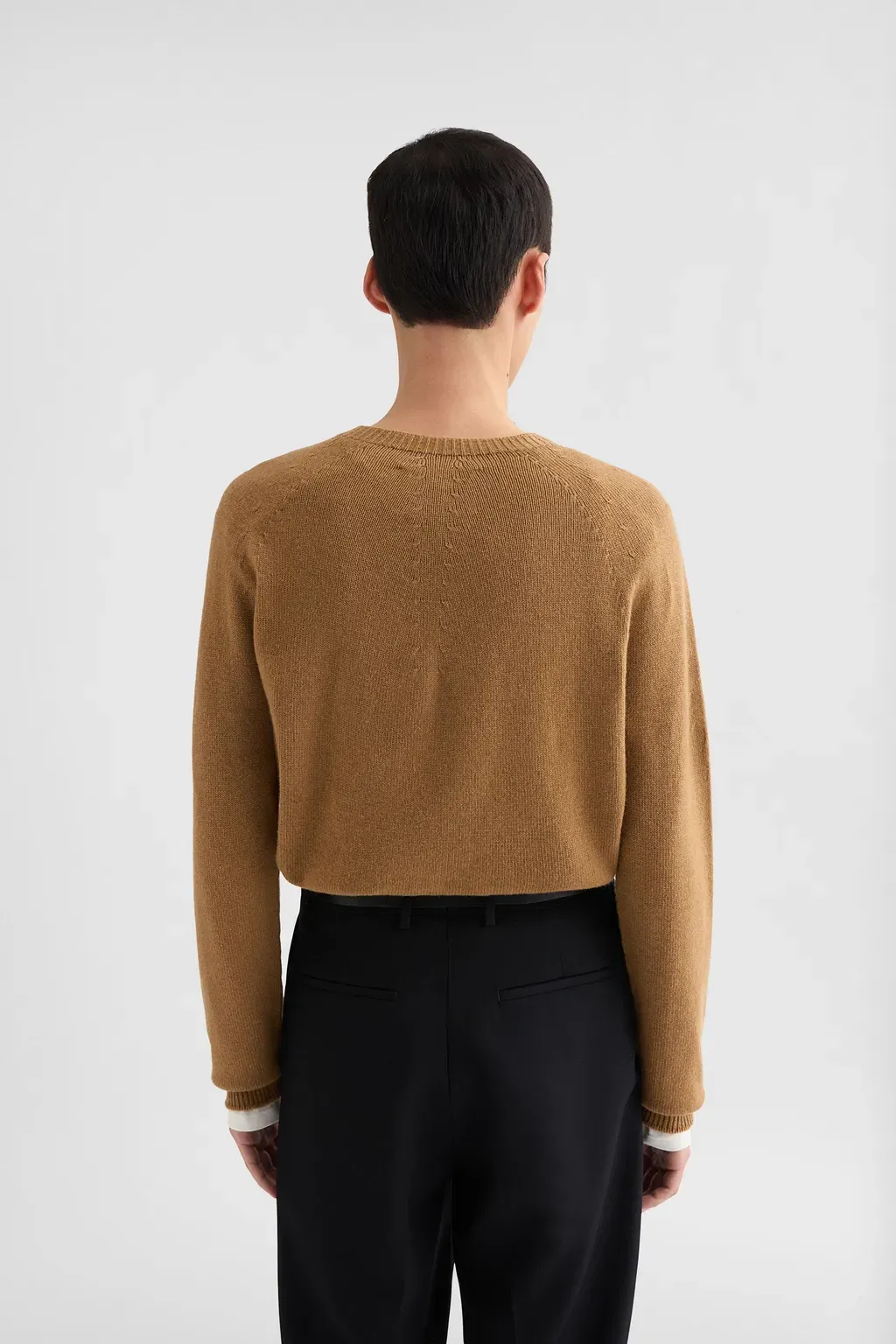 Cashmere Blend Crew-Neck Sweater