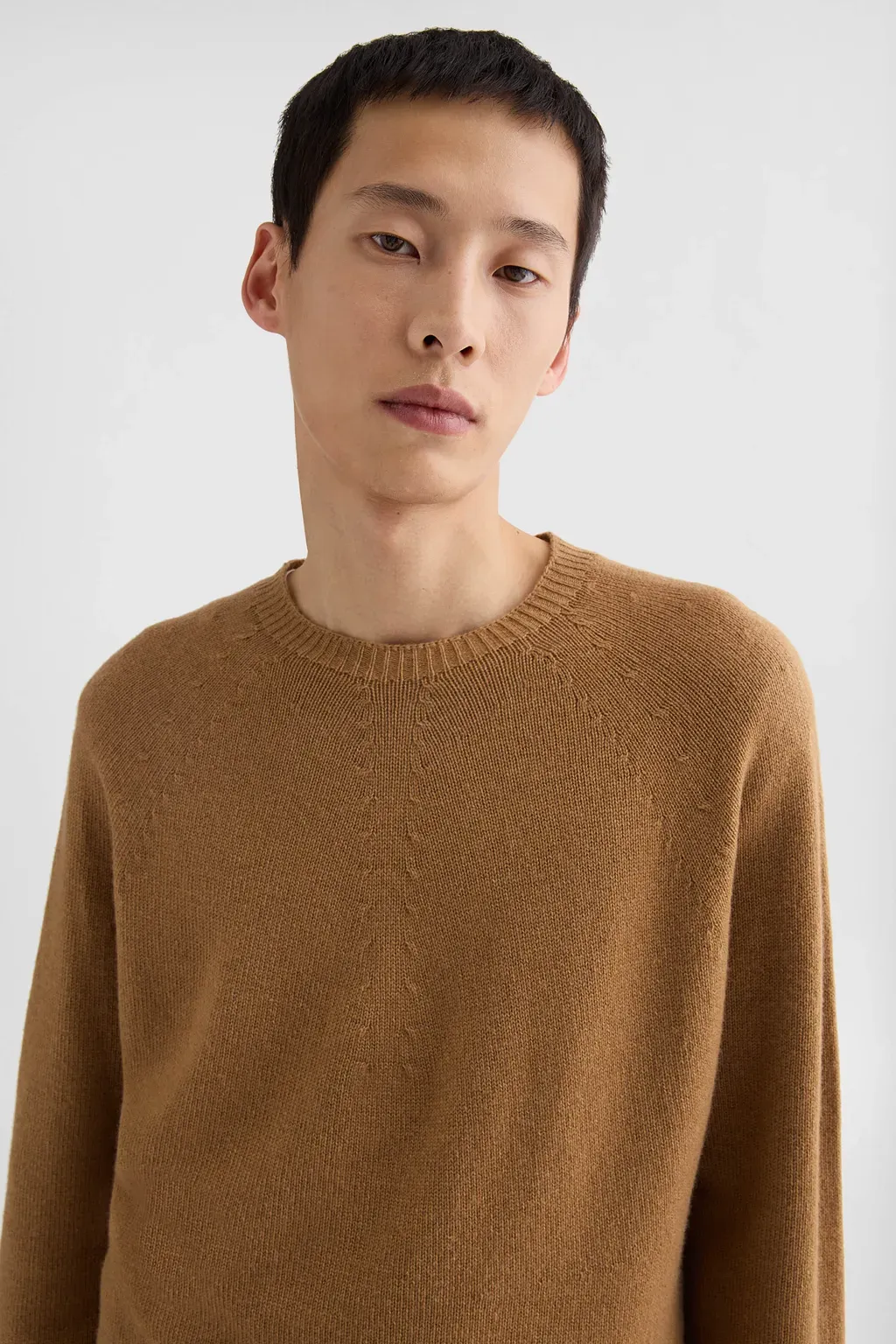 Cashmere Blend Crew-Neck Sweater