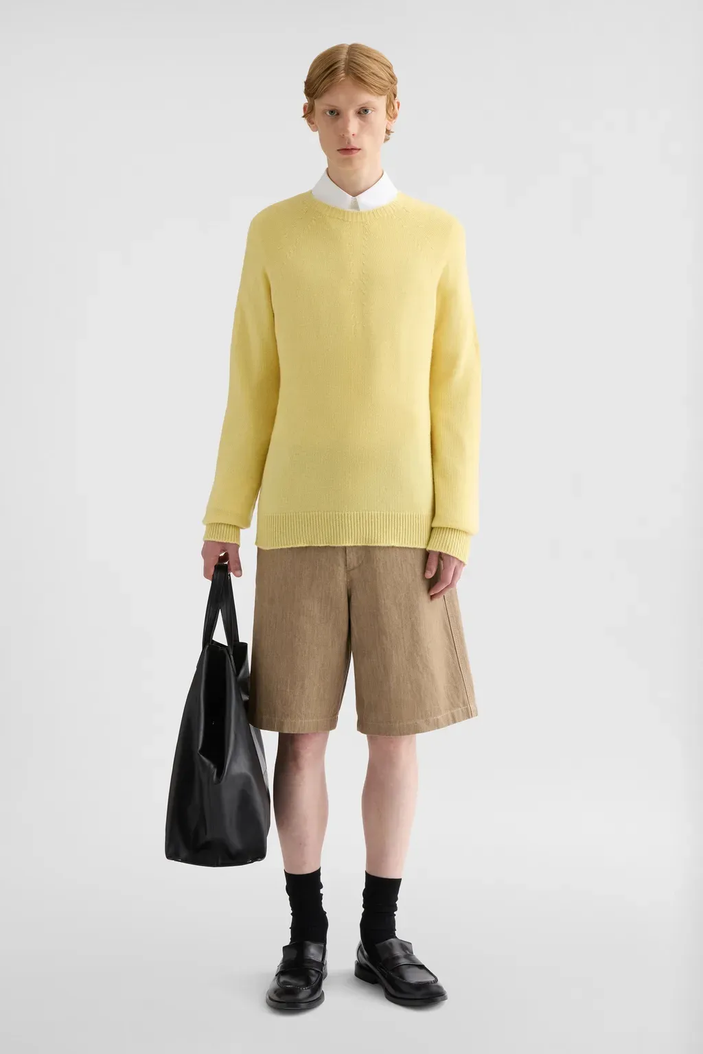 Cashmere Blend Crew-Neck Sweater
