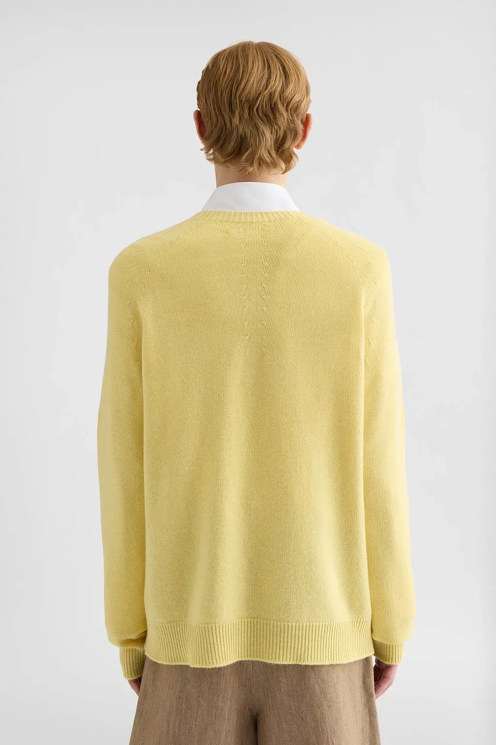 Cashmere Blend Crew-Neck Sweater