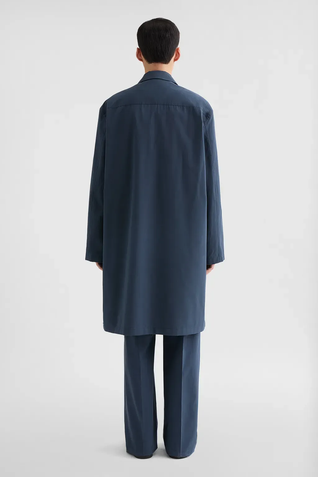 Cotton Blend Poplin Coat