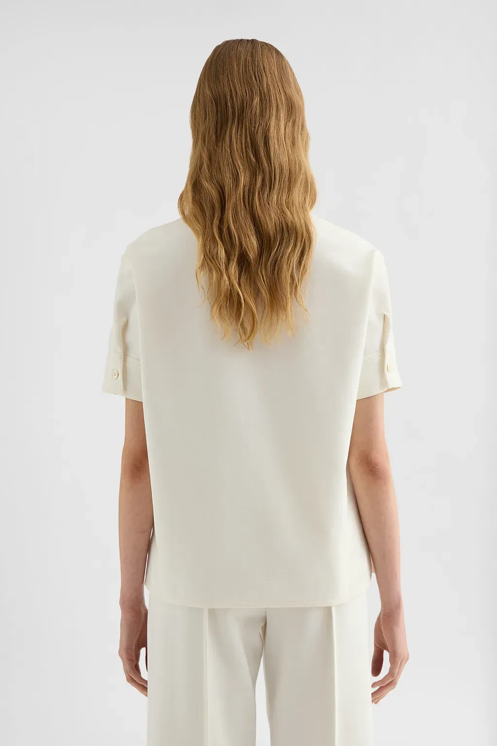 Cotton Blend Polo T-Shirt