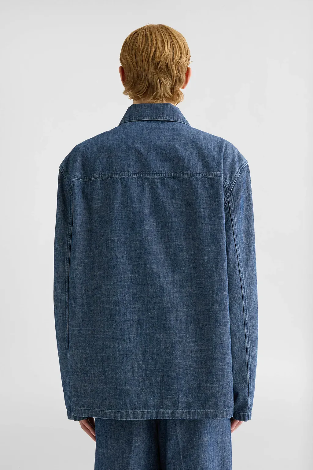 Cotton Chambray Blouson