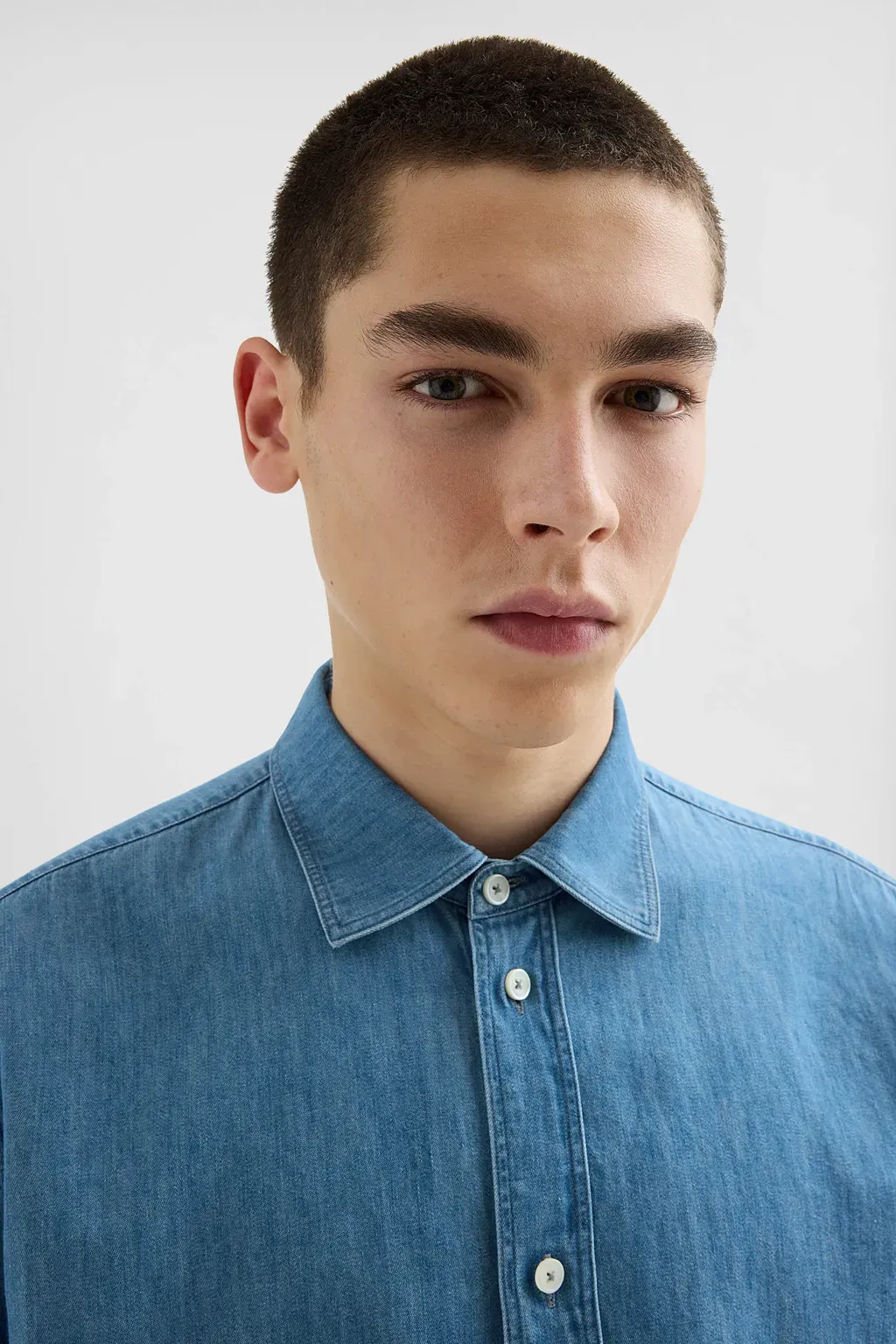 Cotton Chambray Shirt