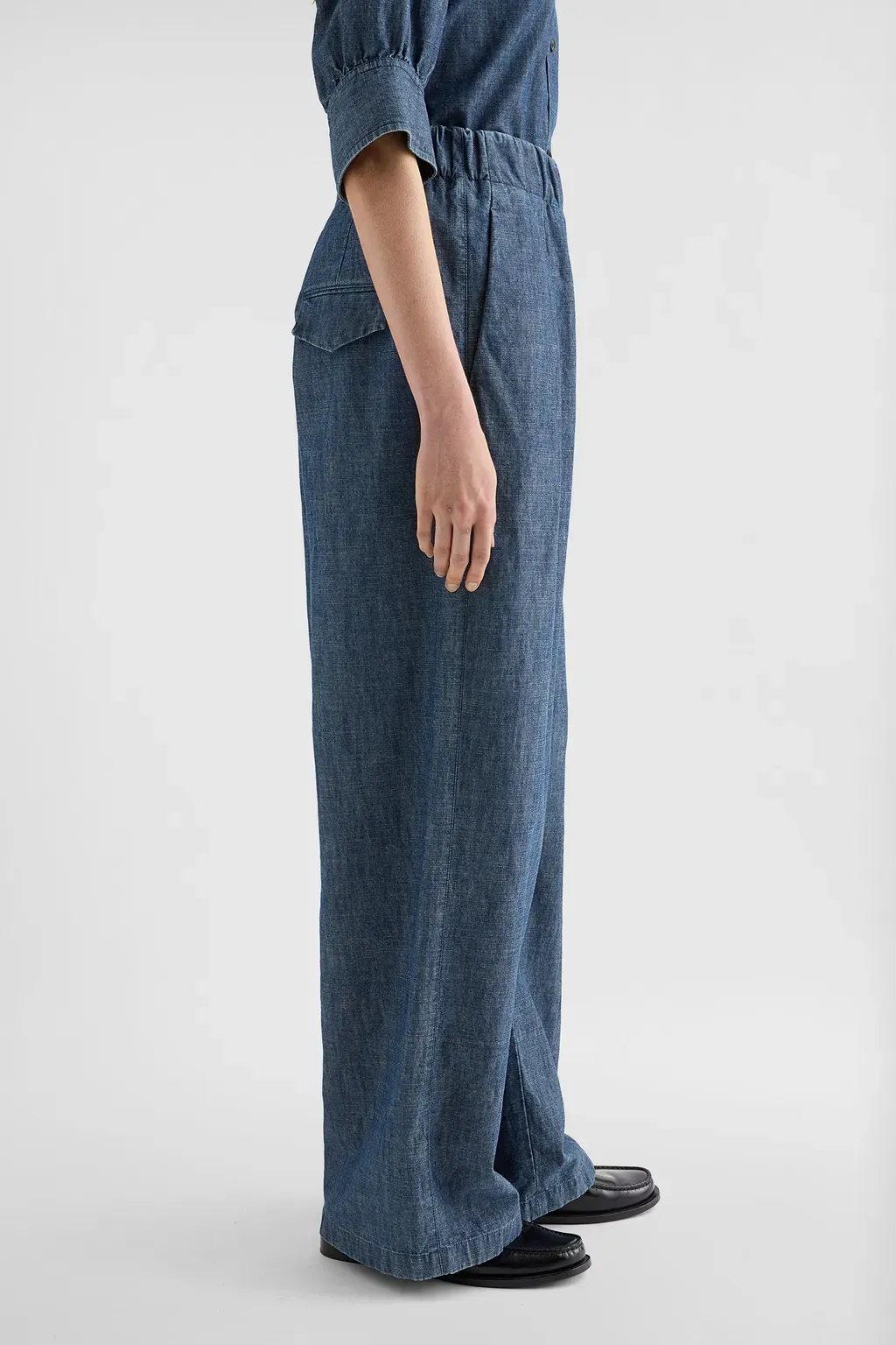 Cotton Chambray Trousers