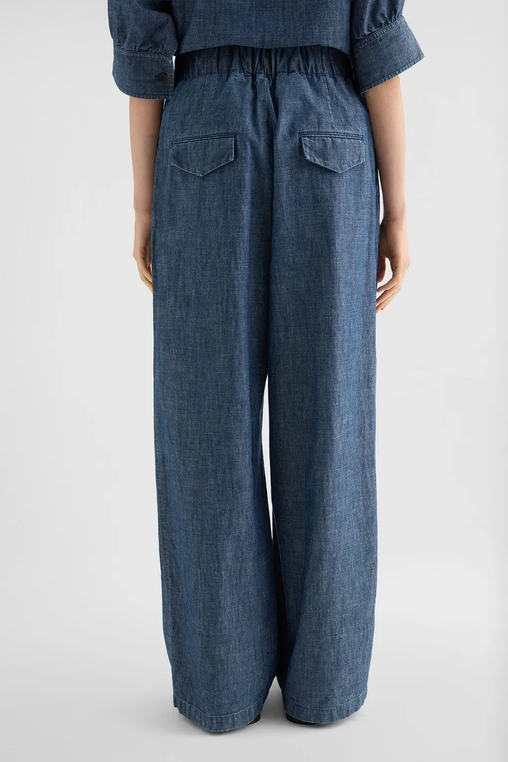 Cotton Chambray Trousers