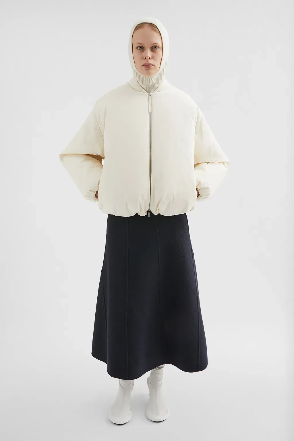 Cotton Down Bomber Jacket