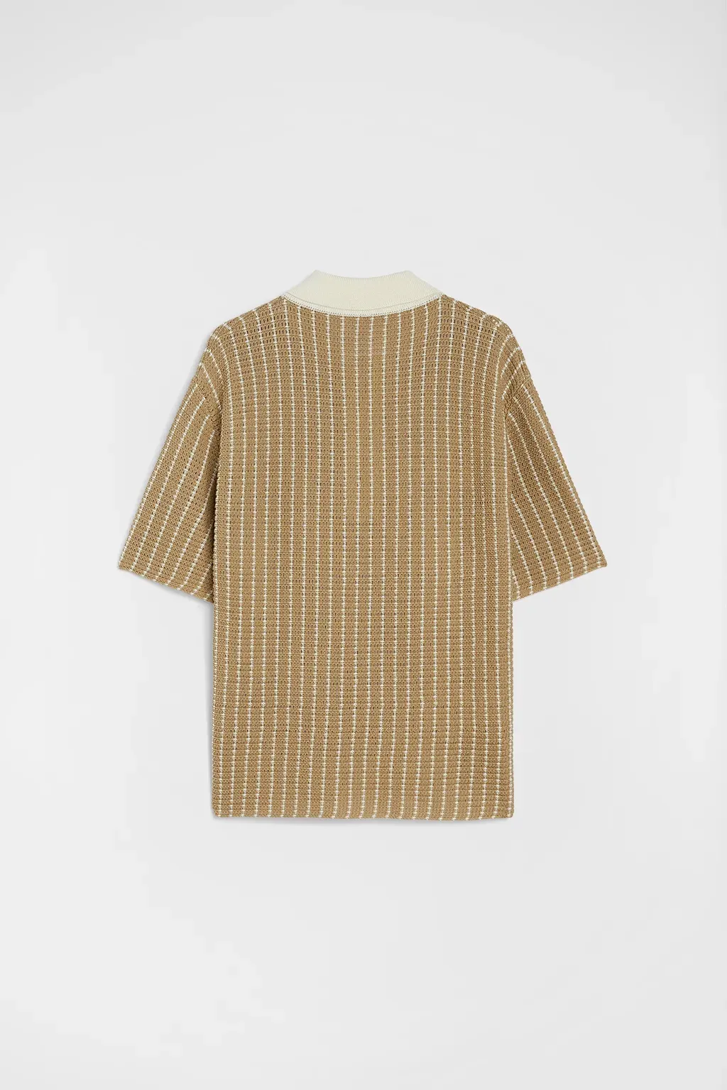 Cotton Knit Polo T-Shirt