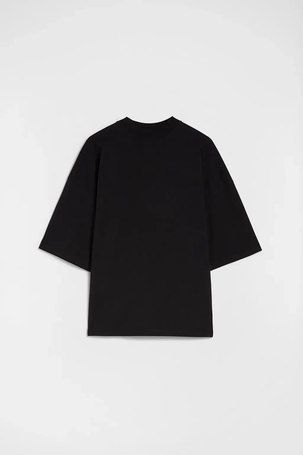 Cotton Mock-Neck T-Shirt