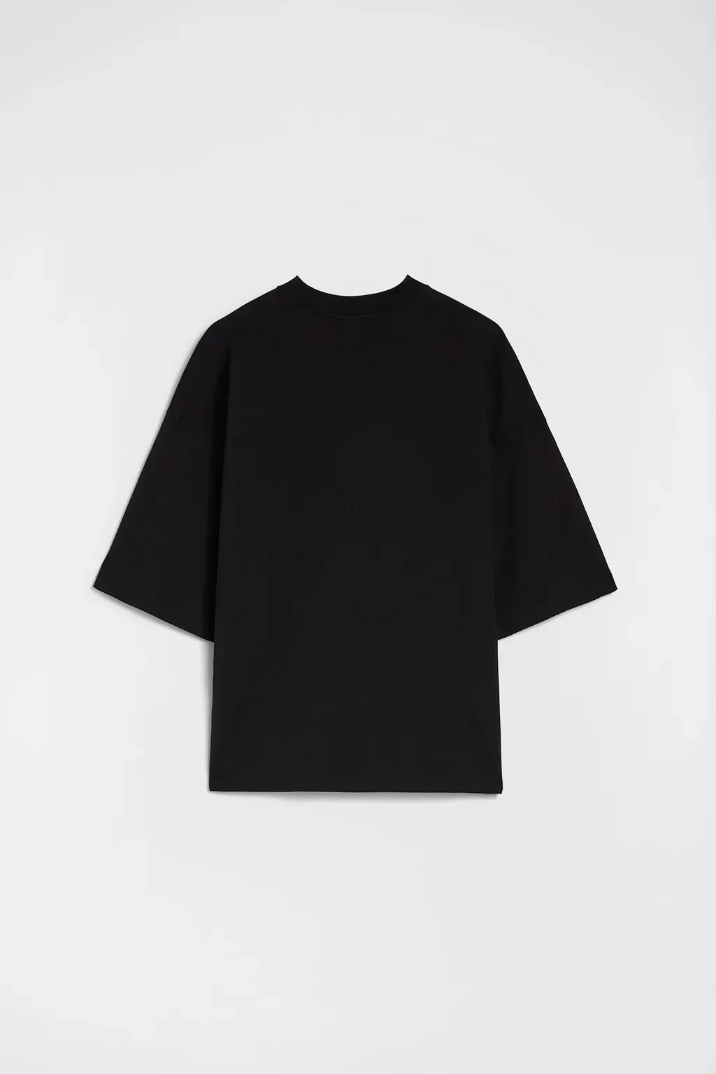 Cotton Mock-Neck T-Shirt