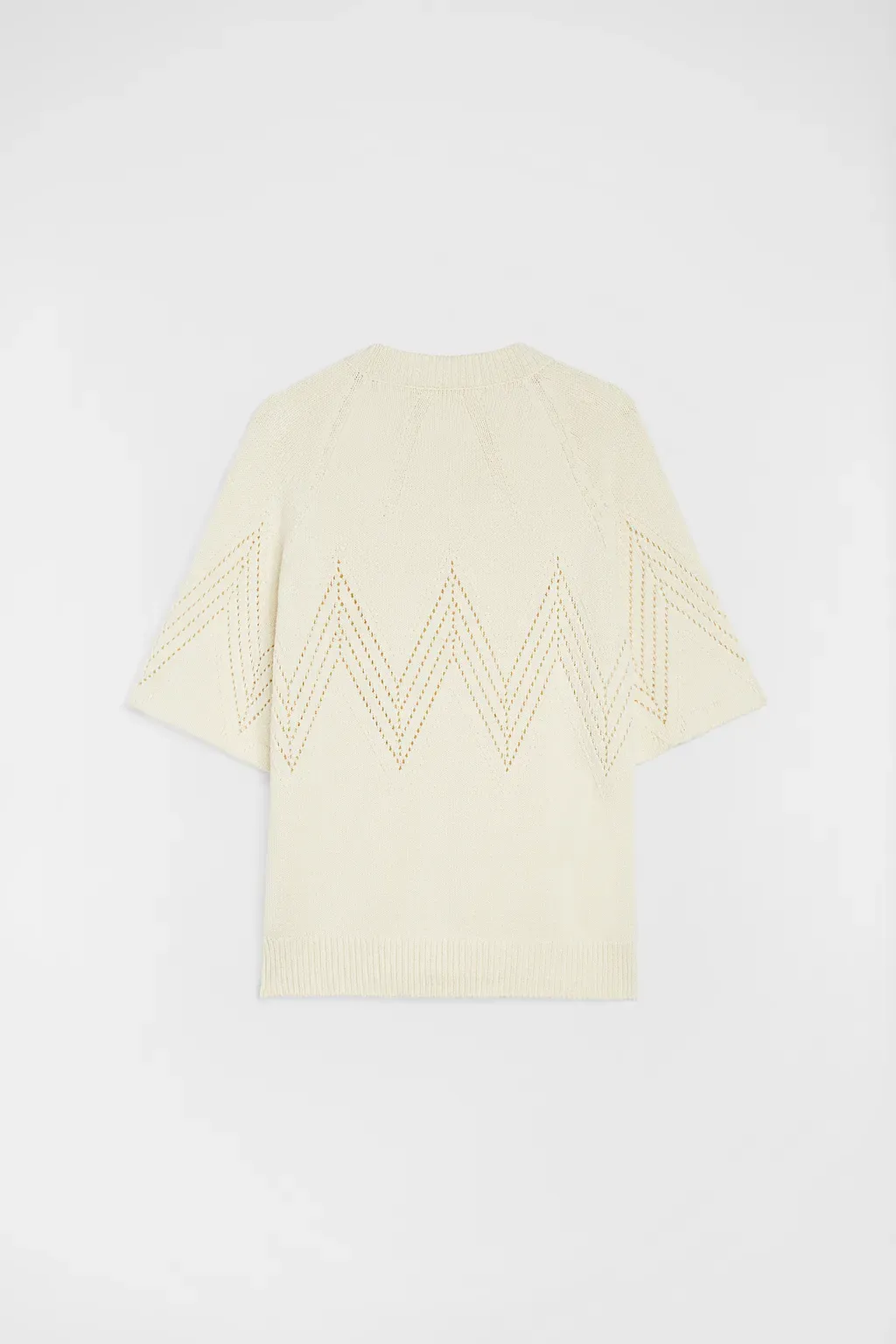 Cotton Pointelle T-Shirt