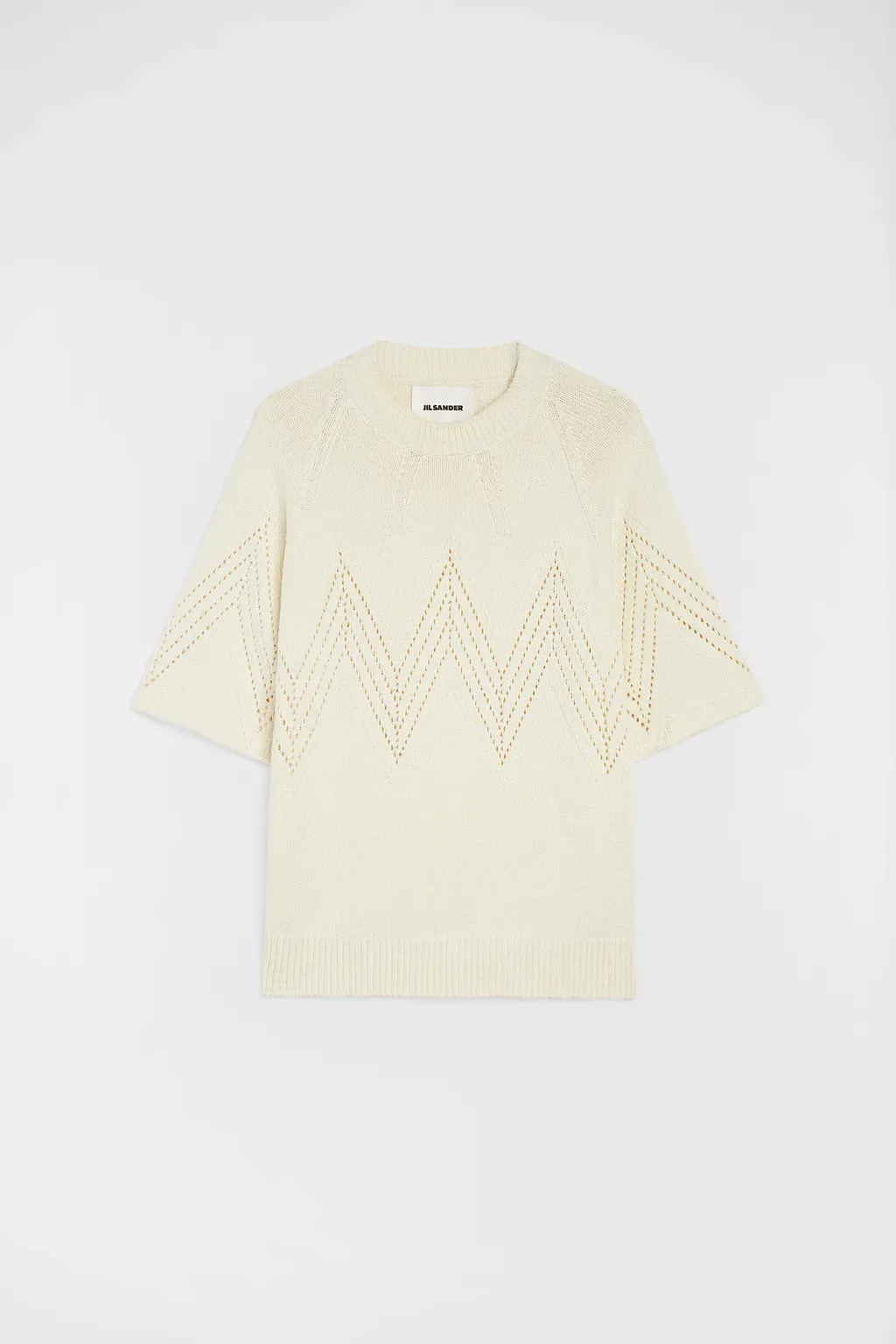 Cotton Pointelle T-Shirt