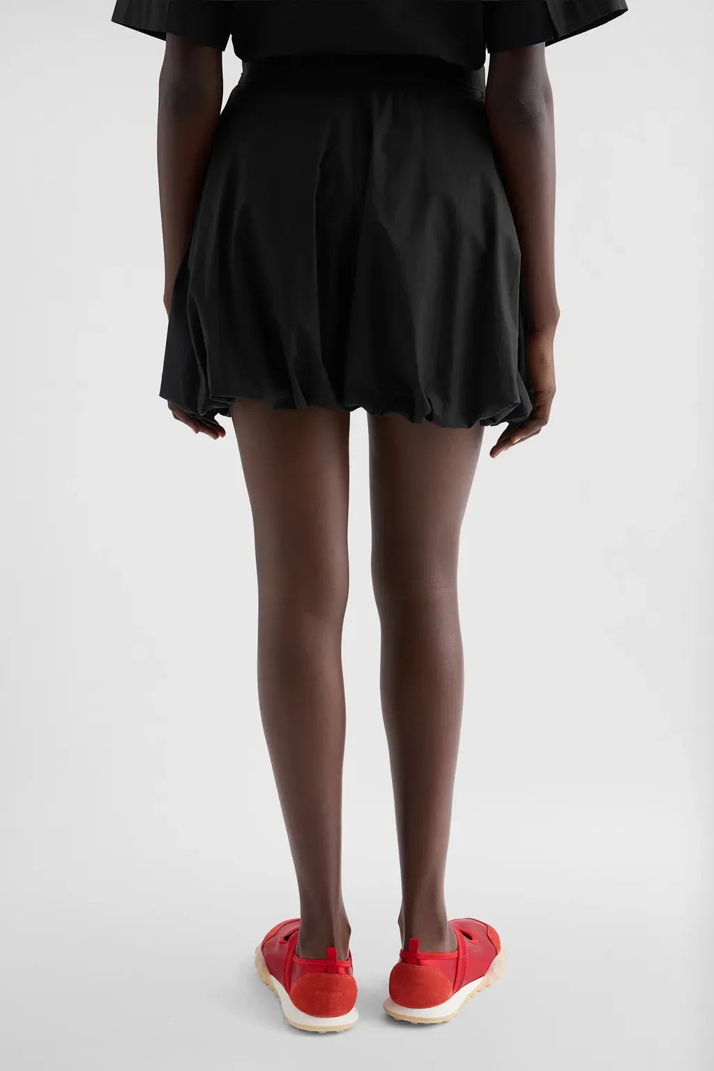 Cotton Poplin Balloon Shorts