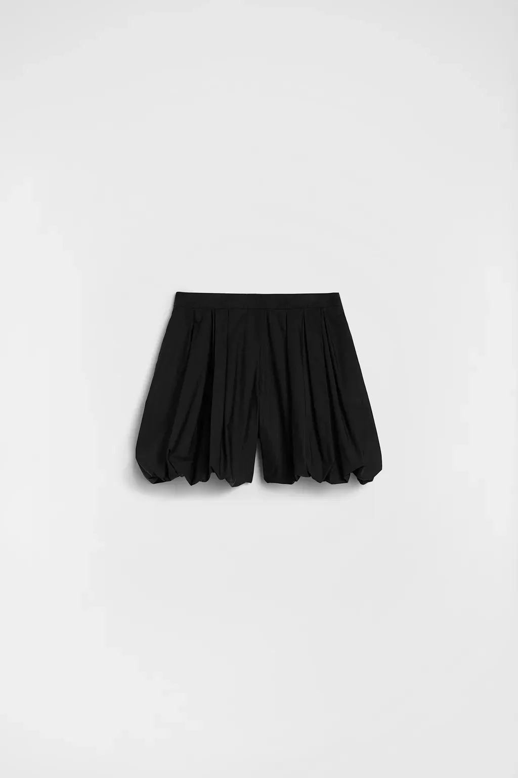 Cotton Poplin Balloon Shorts