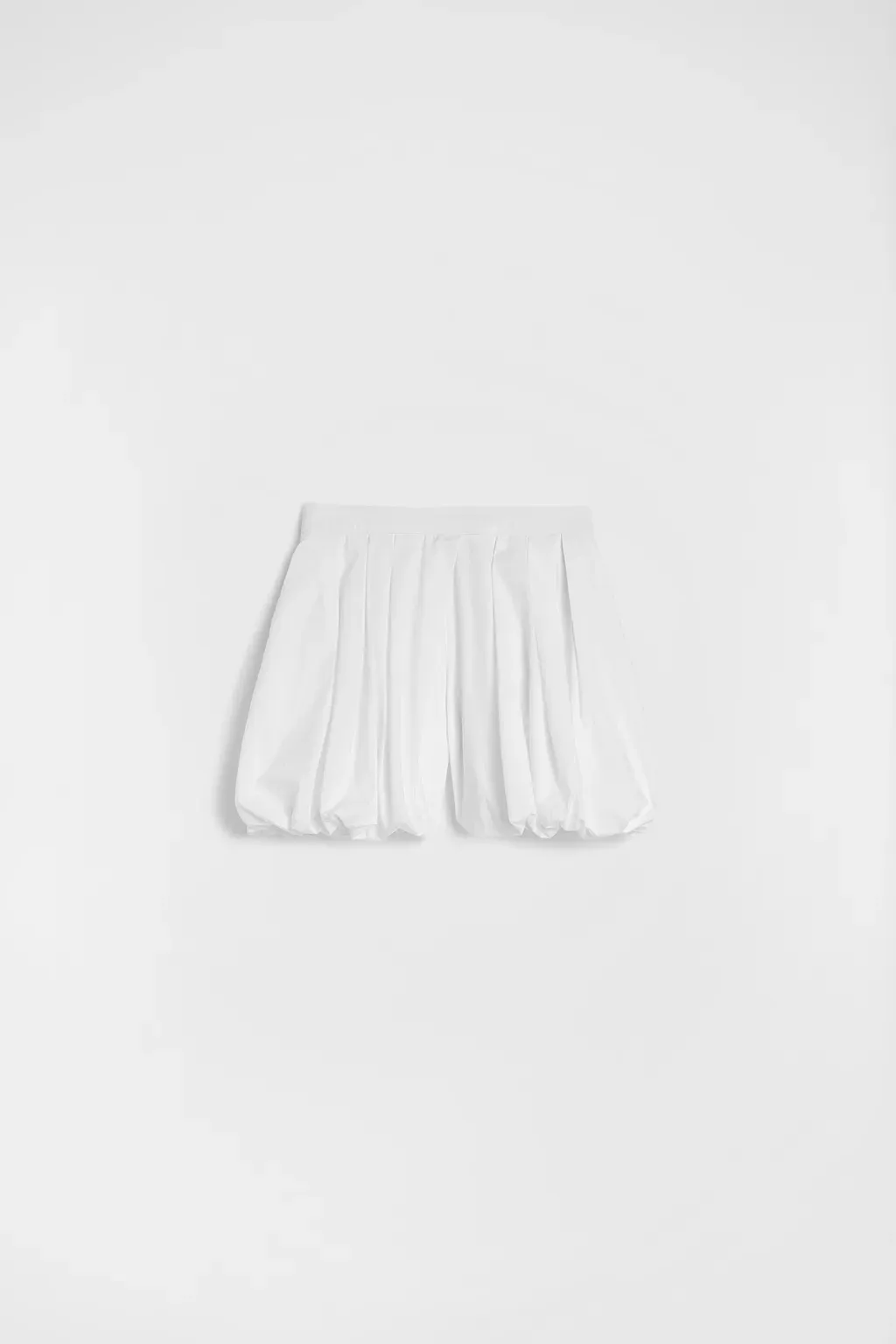 Cotton Poplin Balloon Shorts