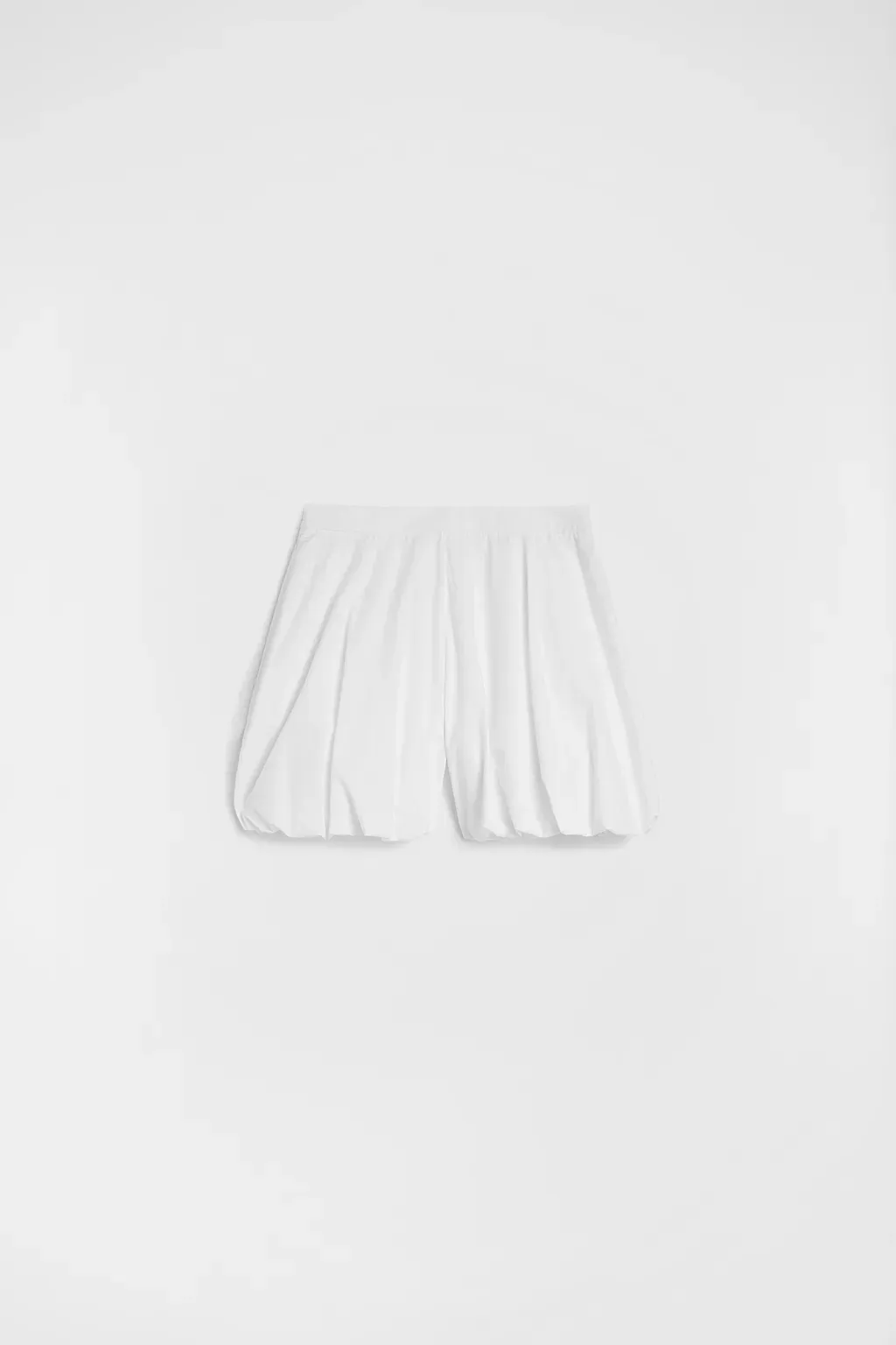 Cotton Poplin Balloon Shorts