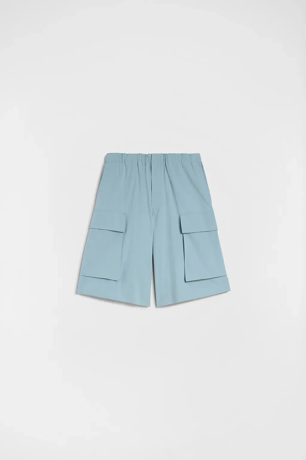 Cotton Poplin Cargo Shorts