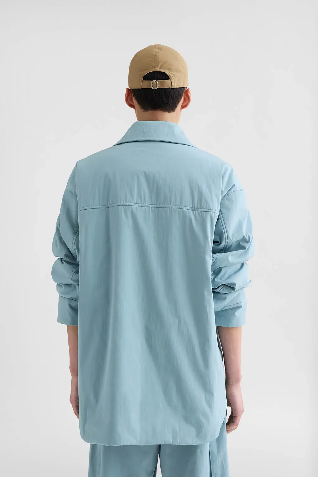 Cotton Poplin Padded Overshirt