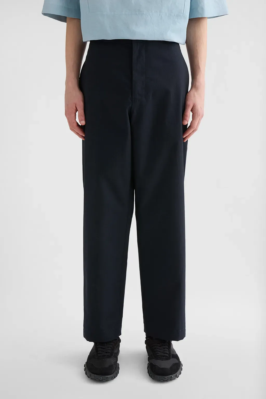 Cotton Tapered Trousers