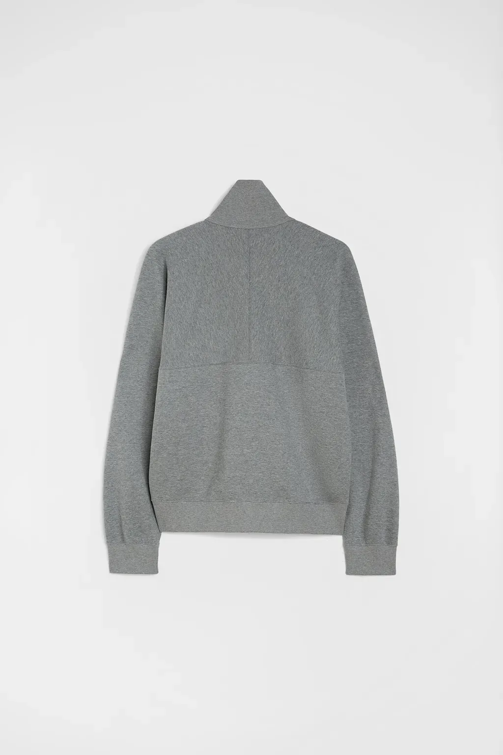 Cotton Terry High-Neck Sweatshirt