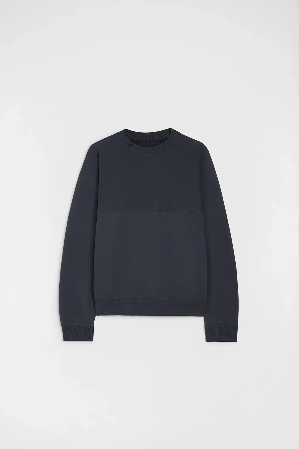 Cotton Terry Crew-Neck Sweatshirt