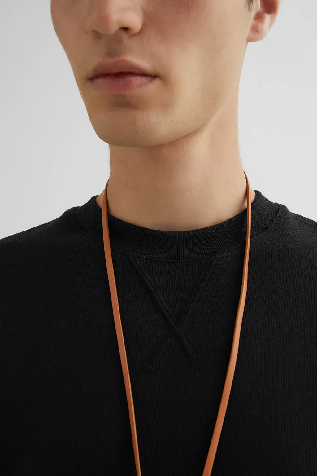 Cotton Terry Crew-Neck T-Shirt