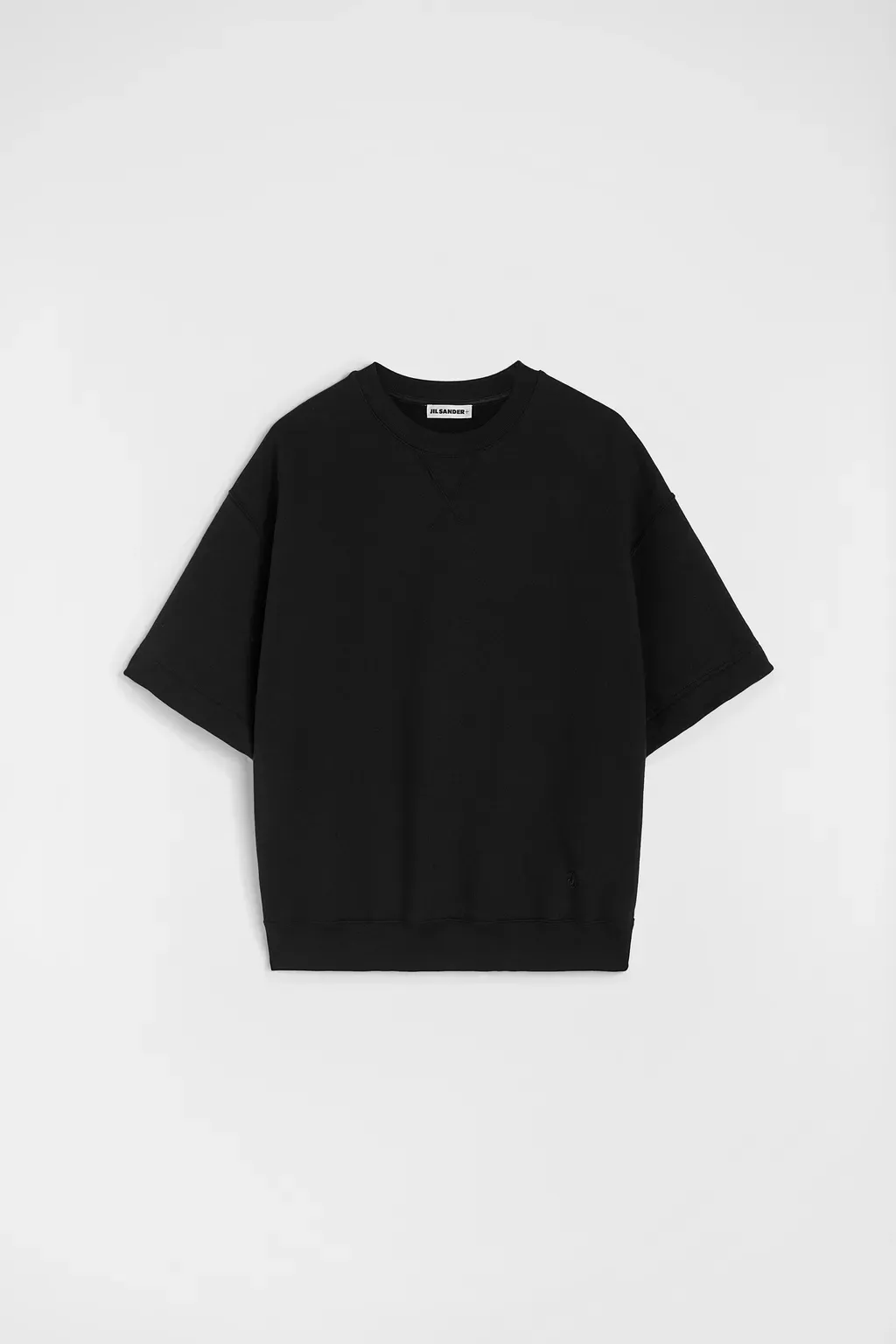 Cotton Terry Crew-Neck T-Shirt
