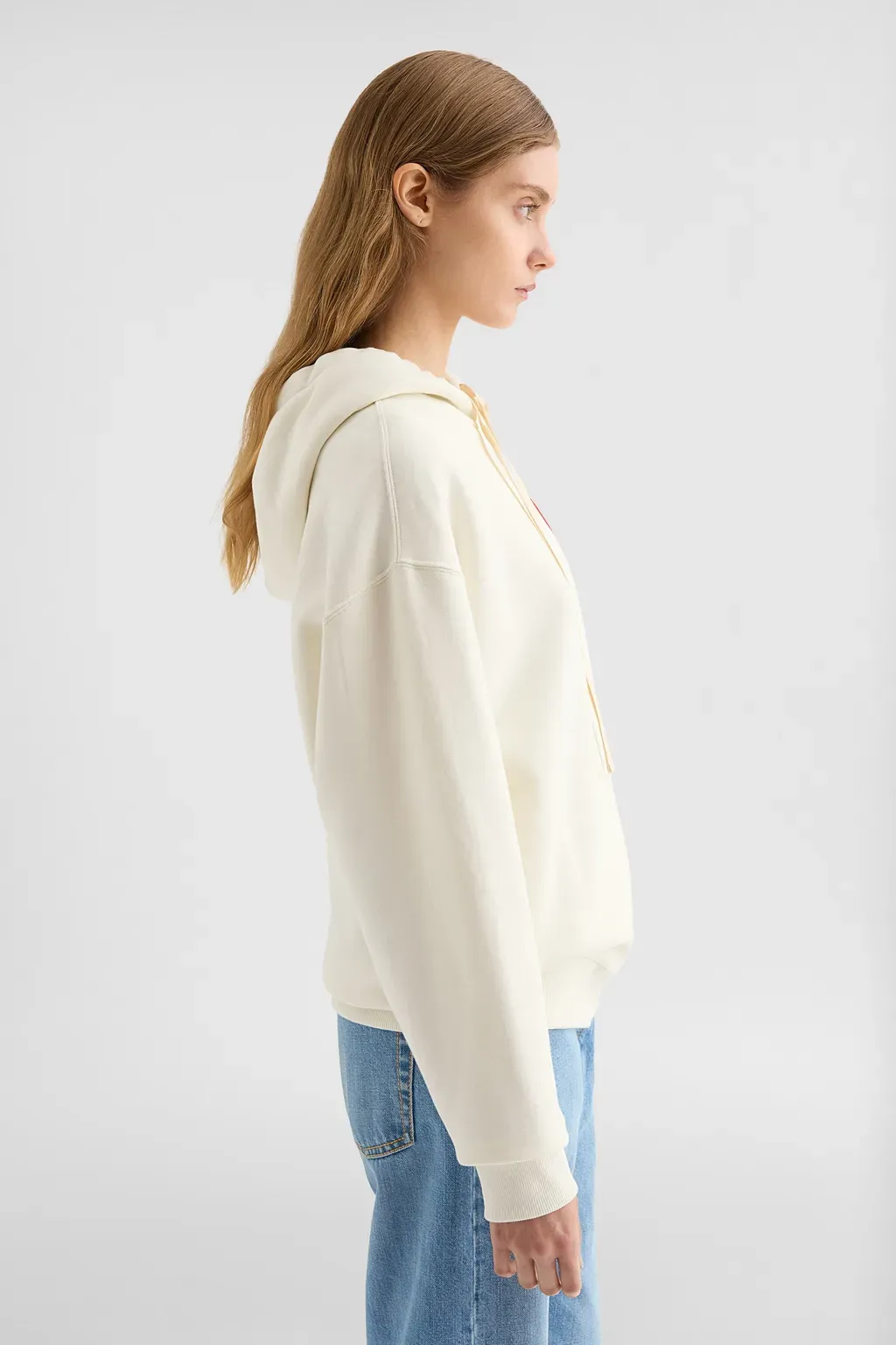 Cotton Terry Zip-Up Sweatshirt