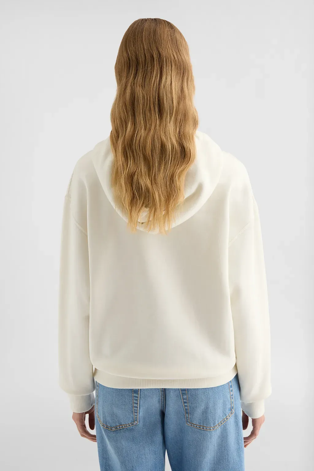 Cotton Terry Zip-Up Sweatshirt