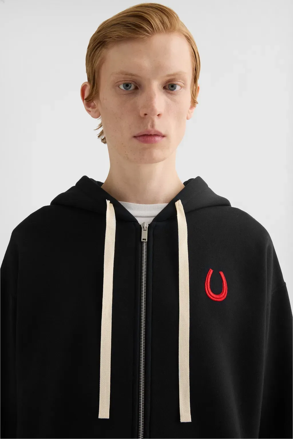 Cotton Terry Zip-Up Sweatshirt