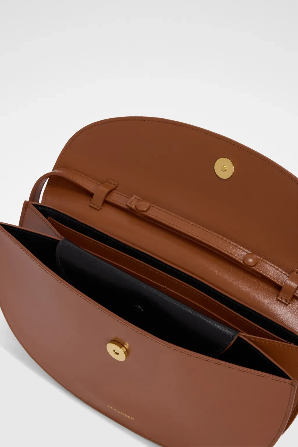 Curve Wallet With Strap