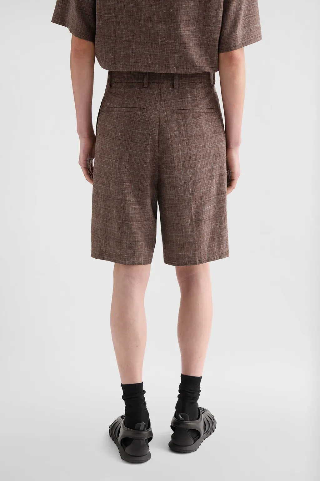 Flamé Wool Blend Shorts