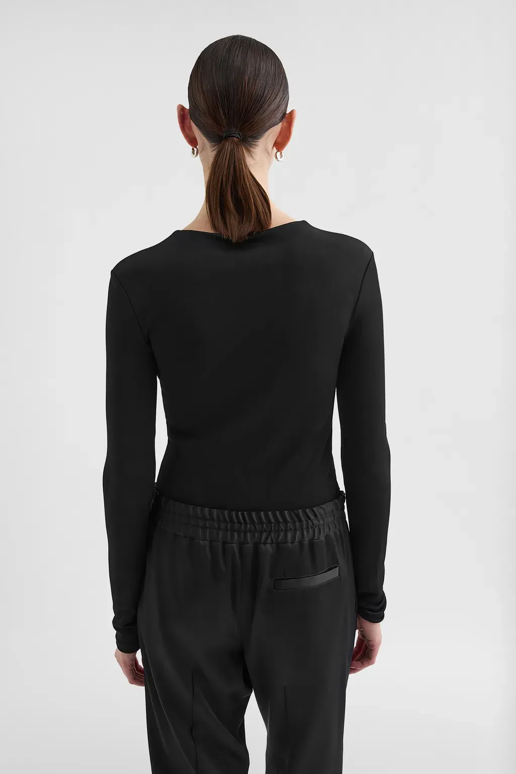 Fluid Viscose Crew-Neck T-Shirt