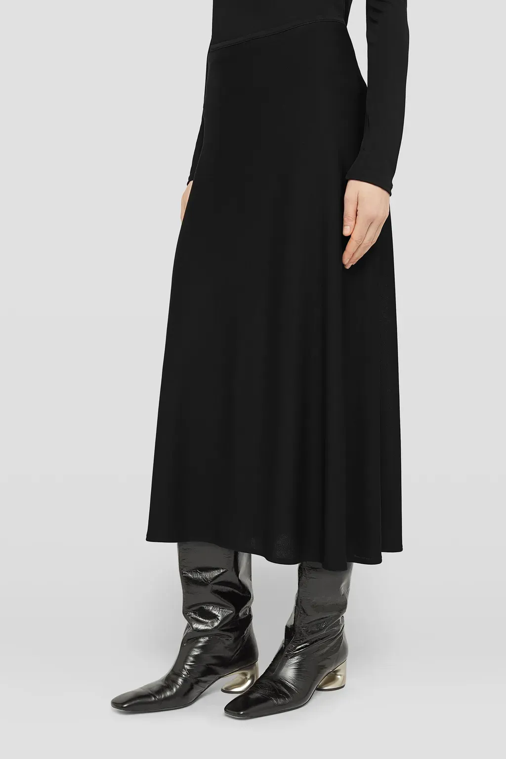 Fluid Viscose Skirt